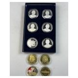 Box of Coins: Presidents, Trump, Boston Tea