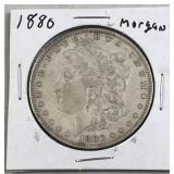 1880 Morgan Silver Dollar, US $1 Coin