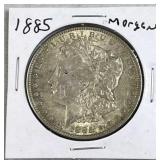 1885 Morgan Silver Dollar, US $1 Coin