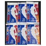 (6) 1989 NBA Hoops Basketball Packs, Sealed