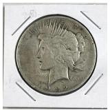 1922 Peace Silver Dollar US 90%, $1 Coin