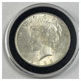 1923 Peace Silver Dollar, US $1 Coin, 90%