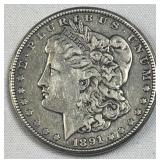 1891-O Morgan Silver Dollar, US $1 Coin, 90%