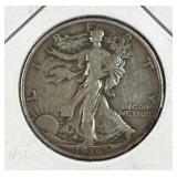 1936-S Walking Liberty Silver Half Dollar, US 90%