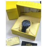 Invicta Men's Blue Aviator Watch w/ Box & Papers