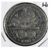 1892 Silver Columbian Exposition Half Dollar, 90%