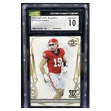 2023 Brock Bowers RC Leaf Trinity CGC 10