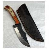 Handmade Steel Fixed Blade Knife w/ Sheath
