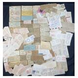 Vintage US Postage Paid Stamps Collection