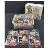 (2) 1986 MLB All-Stars Puzzle Cards Boxes