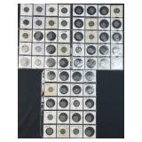 Vintage to Modern Nickels in Pages w/ (2) Silver