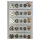 (5) 1971-1976 US Uncirculated Coin Sets, BU