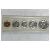 1964 Silver Proof Coin Set, 90% JFK, 25c, 10c