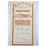 1935 Tennessee Voter Registration Certificate