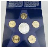 2007 US Mint Unc. Dollar Set w/ 1oz Eagle .999