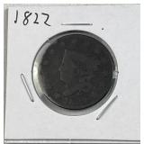 1822 US Large Cent Coin