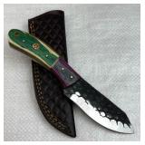 Handmade Steel Fixed Blade Knife w/ Sheath