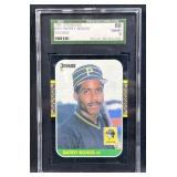 1987 Barry Bonds Rookie Donruss SGC 8