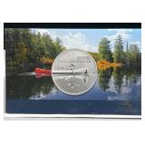 2011 Royal Canadian Mint Pure Silver Canoe