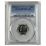 1977-S Proof Roosevelt Dime, PCGS PR70DCAM
