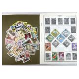 Vintage Mongolian Stamps Mix w/ Pages