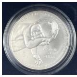 2015 Uncirc. Silver Dollar, March of Dimes 90%