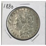 1880 Morgan Silver Dollar, US $1 Coin, 90%
