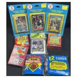 Collection of Sm. Sealed Retro Baseball Boxes/Pk