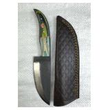 Handmade Steel Fixed Blade Knife w/ Sheath