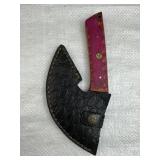 Handmade Steel Fixed Blade Hatchet w/ Sheath