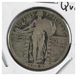 1929 Standing Liberty Silver Quarter, US 90%