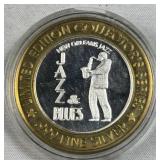0.6oz Silver Strike Casino Token NOLA Jazz .999