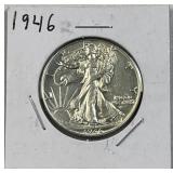 1946 Walking Liberty Silver Half Dollar, Quality