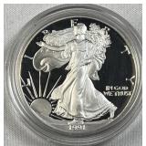 1991 Proof American Silver Eagle 1oz .999