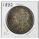 1882 Morgan Silver Dollar, US 90% Coin