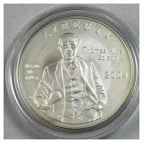 2004 Silver Uncirculated T. Edison Dollar 90%