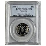 Georgia Silver Prf. 25c PCGS PR69DCAM