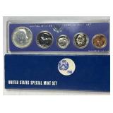 1967 US Special Mint Set w/ 40% Silver JFK Half