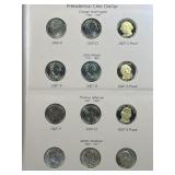 2007-11 Dansco Pres. Dollar Album (58 Coins)
