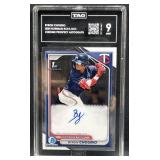 2024 Bowman 1st Chr. Auto Byron Chourio TAG 9