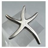 925 Silver ATI Vintage Starfish Slide Pendant