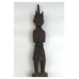 Indonesian Nias Wood Statue Carving