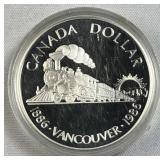 1986 Silver Canada Dollar (0.375 ASW)
