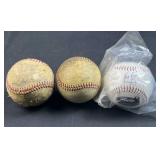 (3) Baseballs Including Duke Snider Autograph