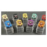 (9) 1999 Polar Lights Willys PullBack Car Collectn