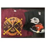 (2) Vintage ZZ Top T-Shirts, Sizes L & XXL