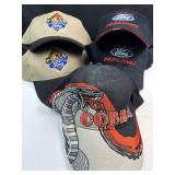 (5) Retro Ford Car Baseball Caps Assortment