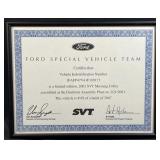 2001 Ford SVT Mustang Cobra COA #69 of 3867, Frame