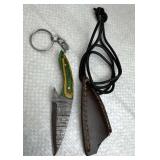 Damascus Steel Fixed Blade Knife w/ Sheath