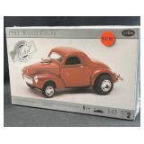 1941 Willys Coupe Testors Metal Body Model Kit